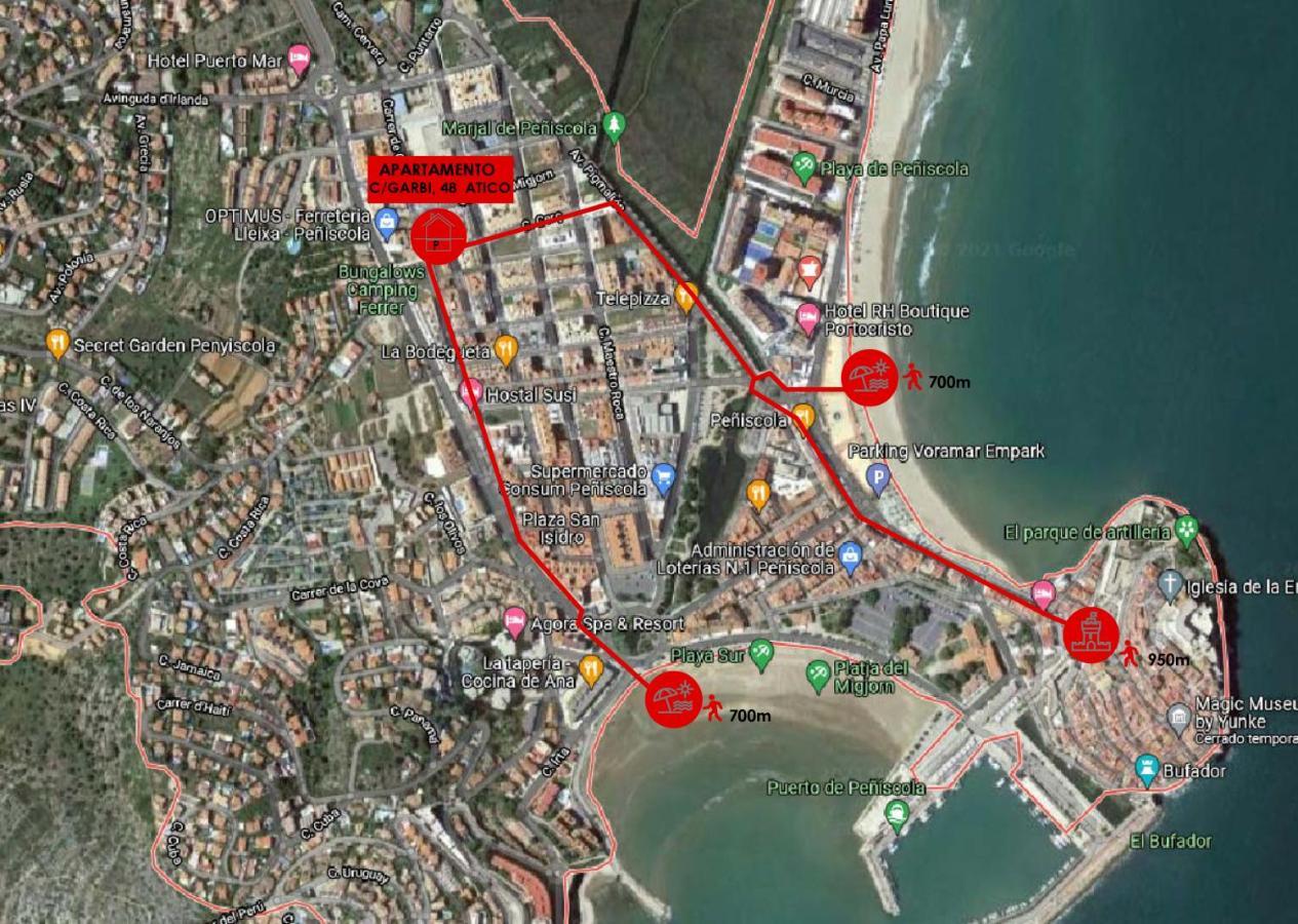 Appartement Atico Nuevo Con Terraza Peñíscola Extérieur photo